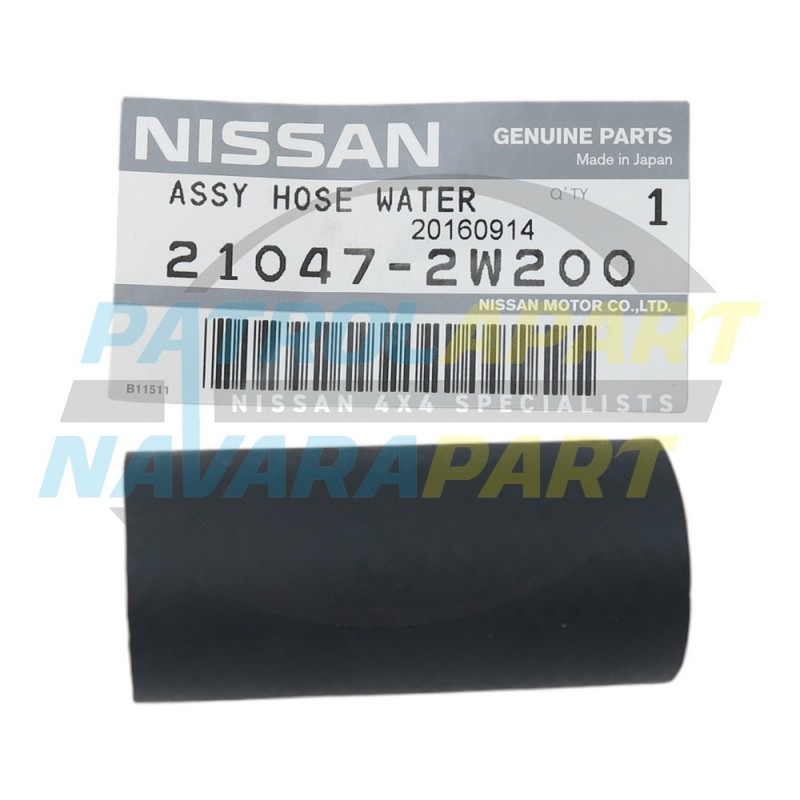 Genuine Nissan Navara D22 ZD30 Heater Hose to Water Pump