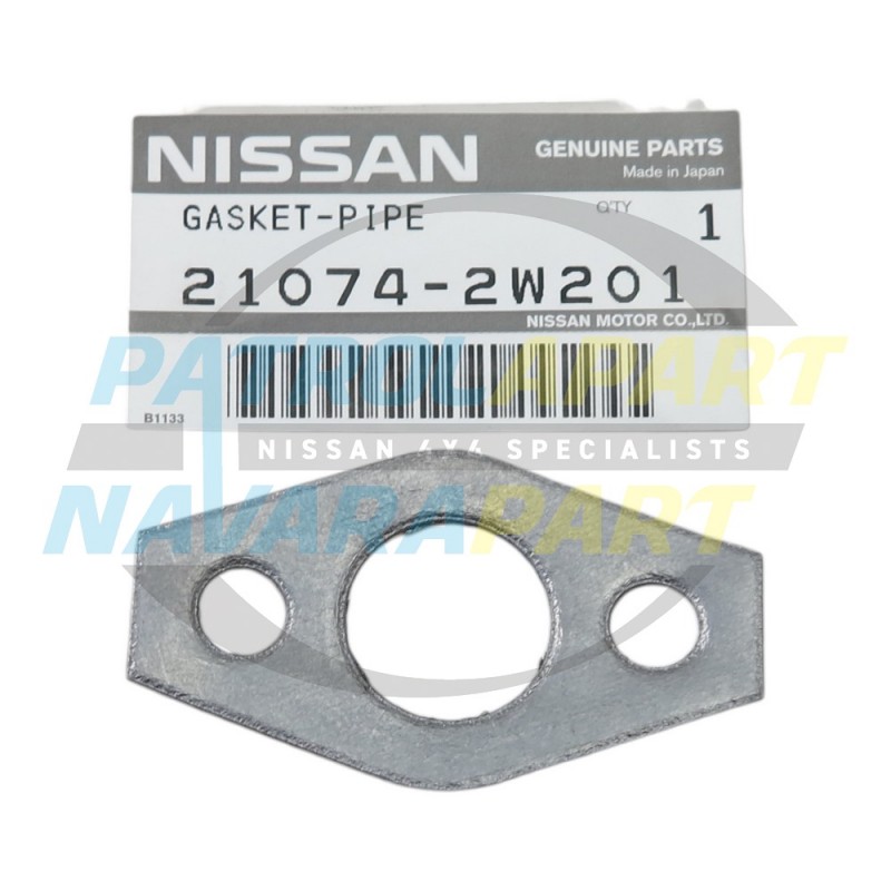 Genuine Nissan Heater Water Pipe Gasket to Engine - Nissan Patrol Y61 GU ZD30