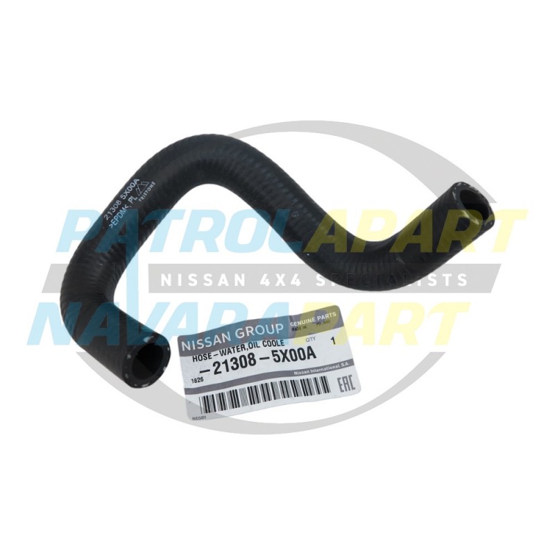 Genuine Nissan Larger Oil Cooler Hose - Nissan Navara D40 Spanish (VSK) 2010 on YD25