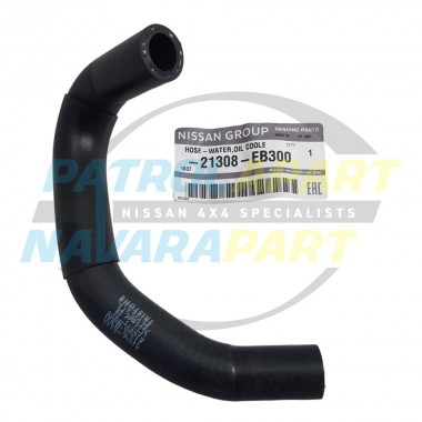 Genuine Nissan Larger Top Oil Cooler Hose - Navara D40 YD25 / Pathfinder R51