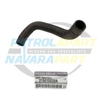 Genuine Nissan Upper Radiator Hose - Nissan Navara Spanish D40 VSK V9X R51