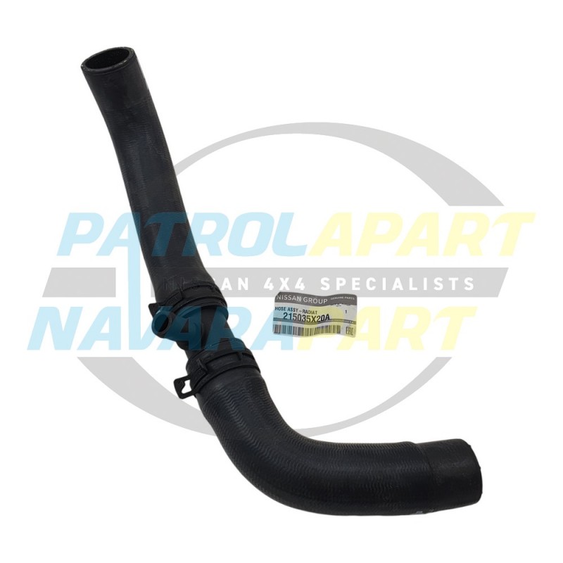 Genuine Nissan Navara D40 R51 Spanish VSK V9X Lower Bottom Radiator Hose