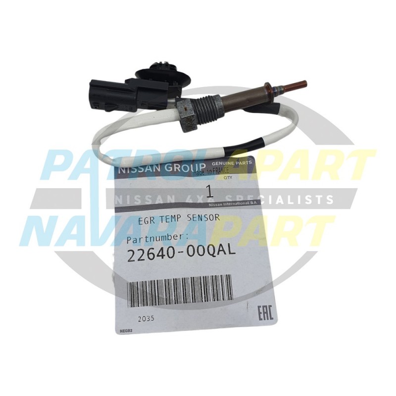 Genuine Nissan Navara D23 NP300 YS23 M9T 2.3L EGT Temp Sensor No2