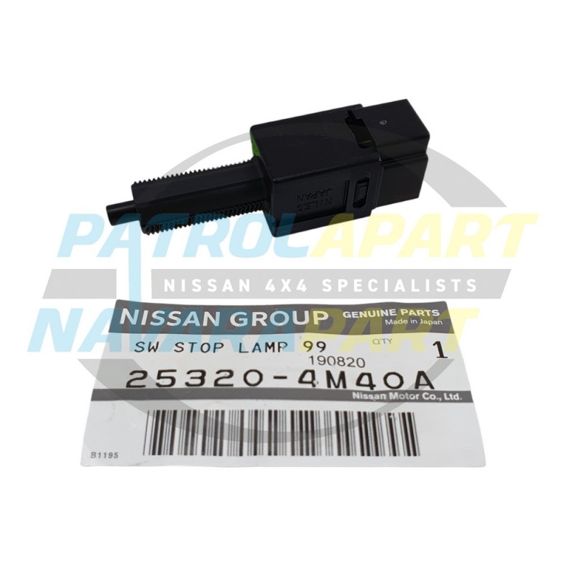 Genuine Nissan Navara D40 Manual Trans Brake Light Pedal Switch