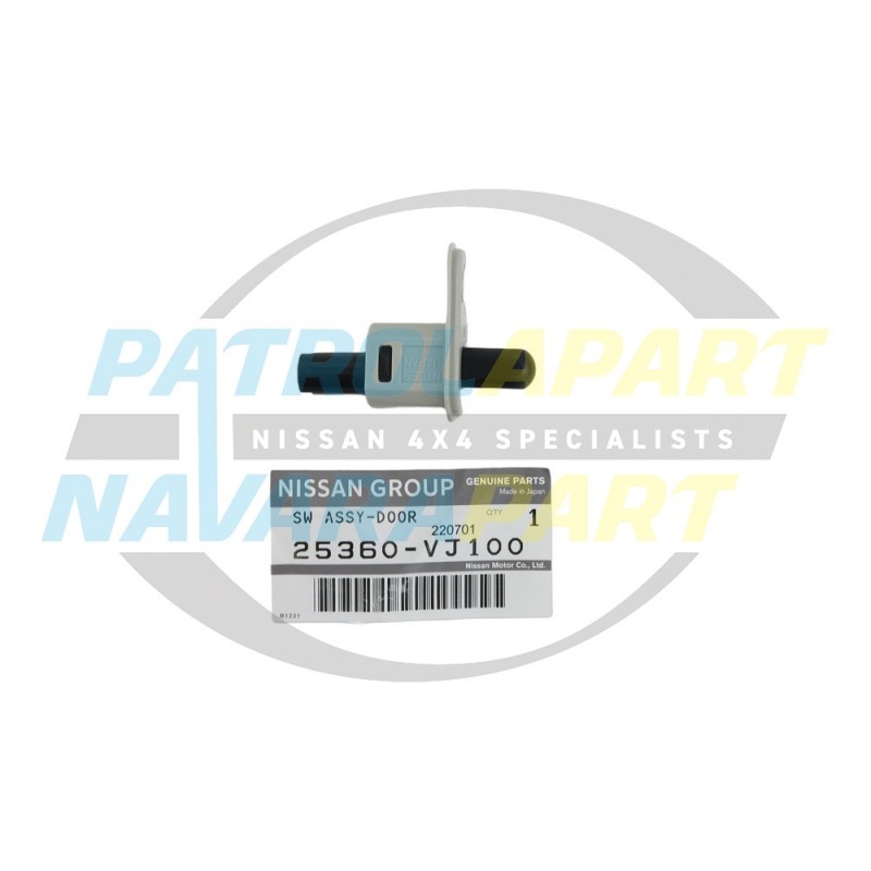 Genuine Nissan Navara D22 Door Switch Sensor Black 1 Pin without Rubber