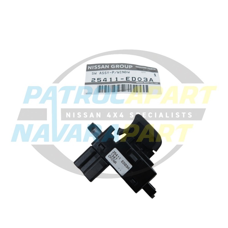 Genuine Nissan Navara D40 Spanish YD25 Window Switch 2010 on