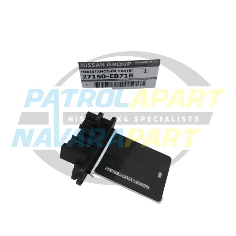 Genuine Nissan Navara D40 Thai YD25 Heater Fan Speed Resistor