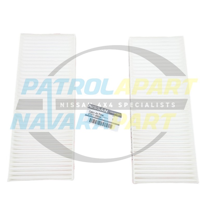 Genuine Nissan Navara D40 Spanish VSK YD25 Cabin Pollen Air Filter (PAIR)