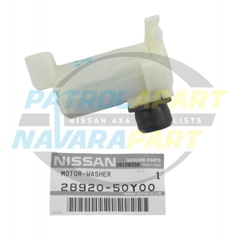 Nissan Navara D40 Thai Genuine Front Windscreen Washer Pump Motor