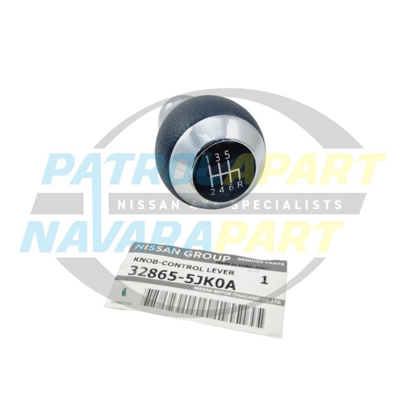 Genuine Nissan Navara D23 NP300 Series 2 onwards Gear Stick Knob 6 Speed