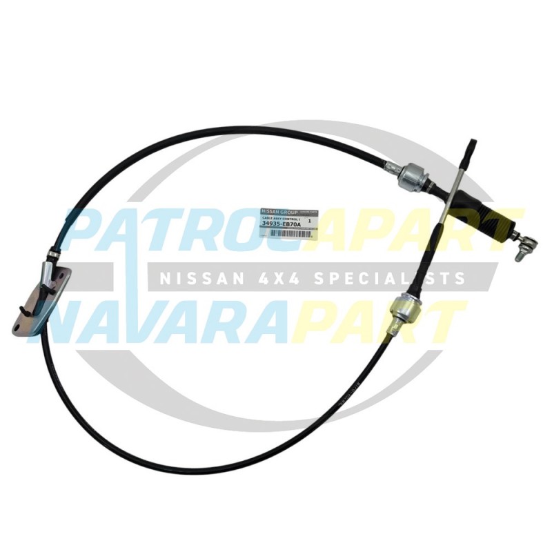 Genuine Nissan Navara D40 Thai MNT Auto Shifter Cable Assembly for YD25