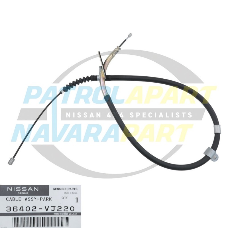 Genuine Nissan Navara D22 KA24 QD32 Umbrella Handbrake Cable