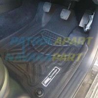 TruFit 3D Rubber Floor Mats MAXTRAC for Nissan Navara D23 NP300 Dual Cab
