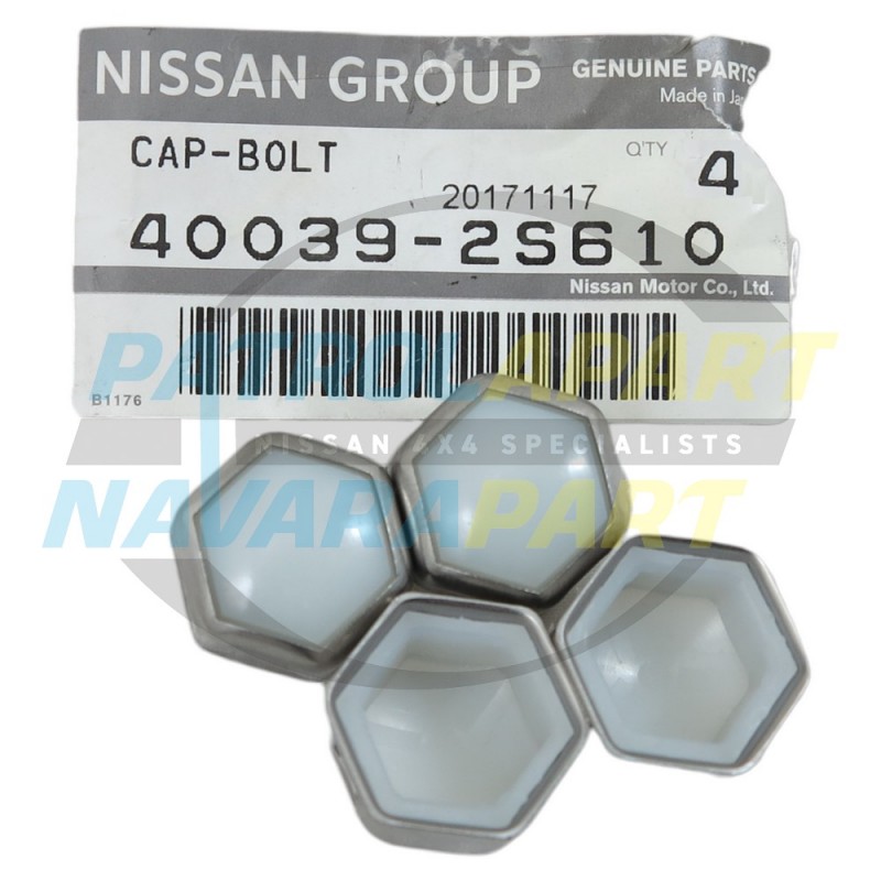 Genuine Nissan Navara D22 4WD Steering Lock Stop Nylon Cap Set of 4