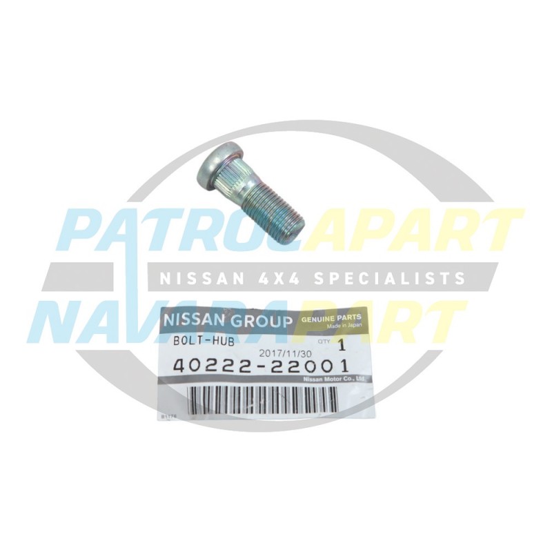 Genuine Nissan Navara D22 Front Wheel Stud