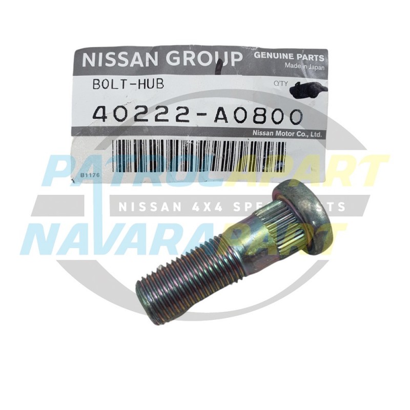 Genuine Nissan Navara D22 REAR Wheel Stud