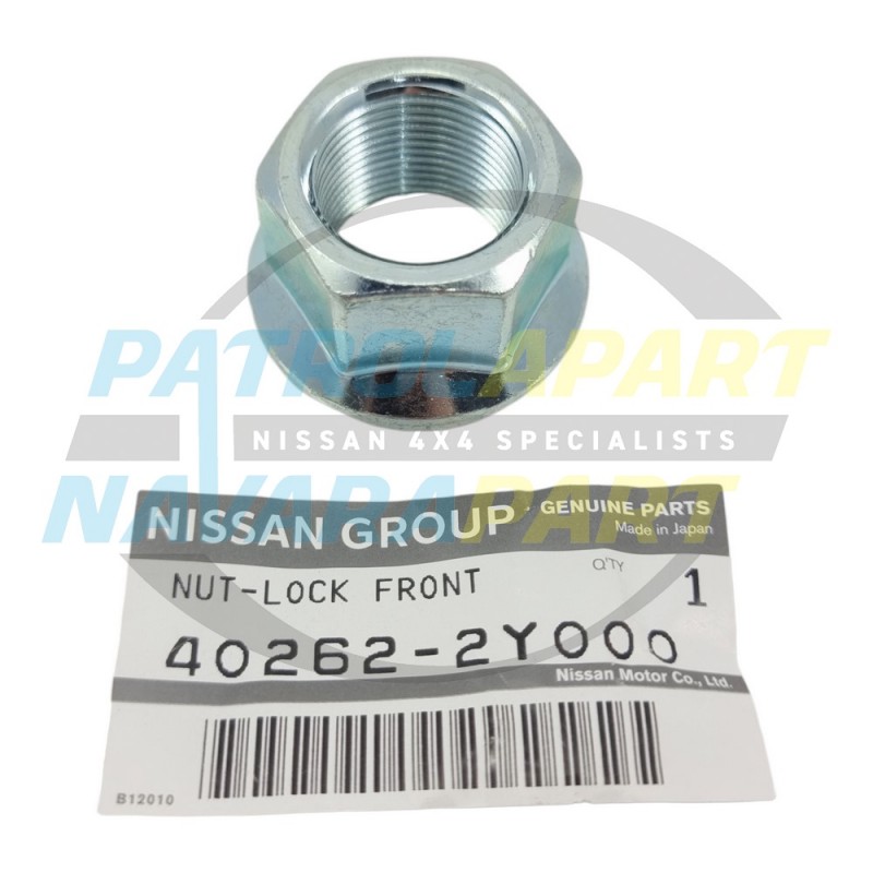 Genuine Nissan Navara D23 NP300 Front Wheel Bearing Hub Lock Nut