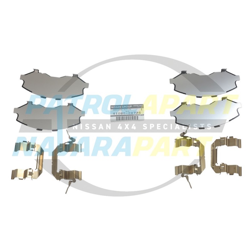 Genuine Nissan Navara D40 R51 V9X Front Brake Caliper Shim Kit