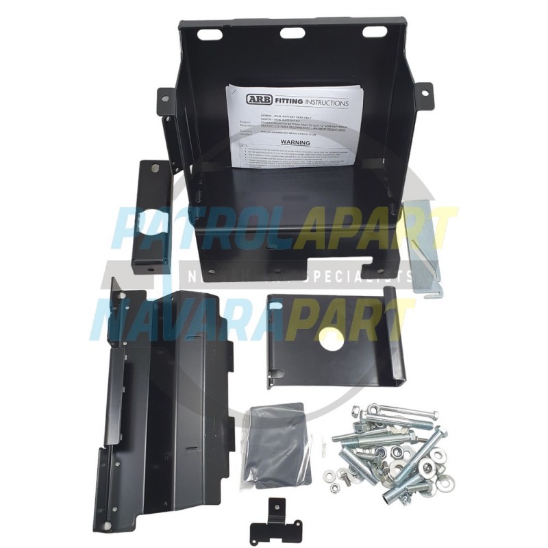 ARB Dual Battery Tray under Chassis for Nissan Navara D23 NP300