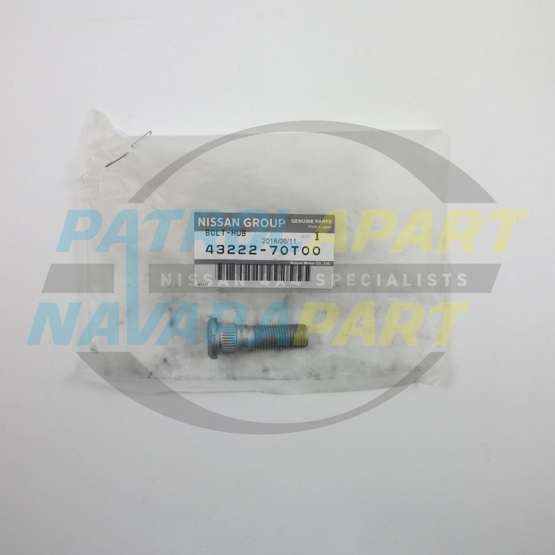 Genuine Nissan Navara D40 Rear wheel Stud