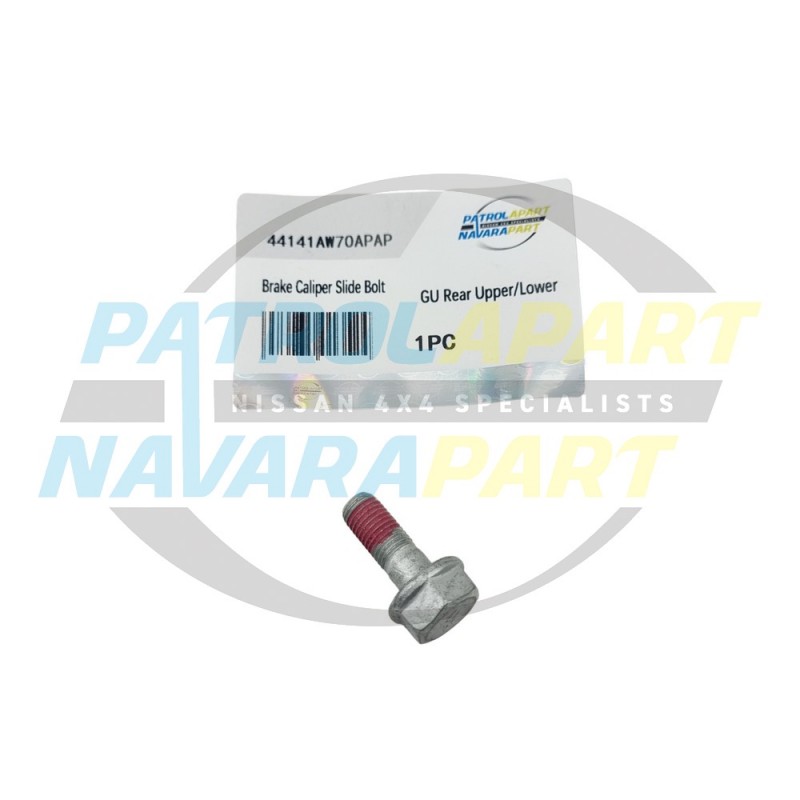 Caliper Slide Bolt Upper/Lower Suit Nissan Navara D22 D40 Front