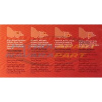 Hema High Country Victoria Map Pack 4 Maps NW NE SW SE & Wallet