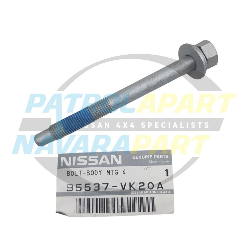 Nissan Navara D22 Row 3 Dual Cab Body Mount Bolt 09/2003 on