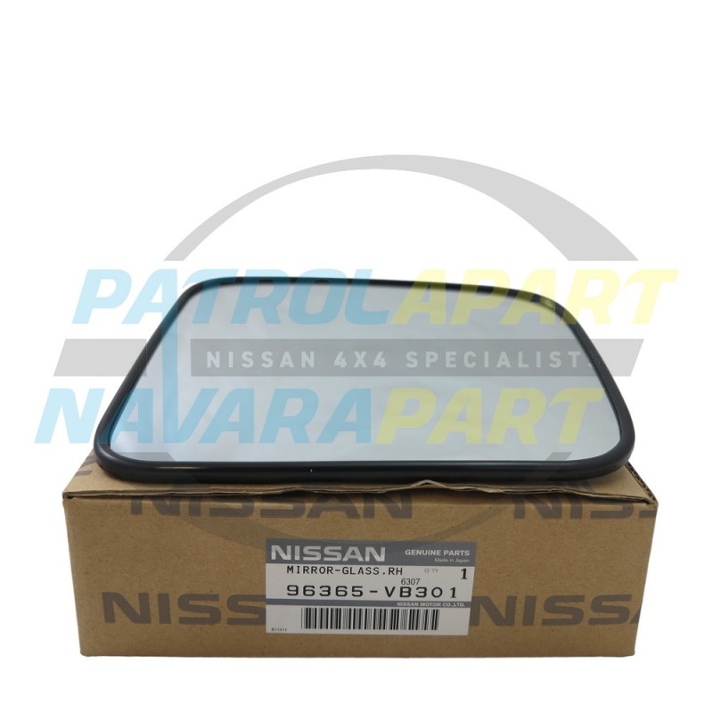 Genuine Nissan Navara D22 RH Mirror Glass