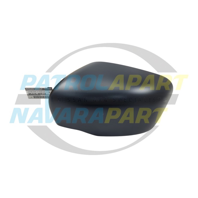 Genuine Nissan Navara D23 NP300 LH Black Manual Mirror Cover