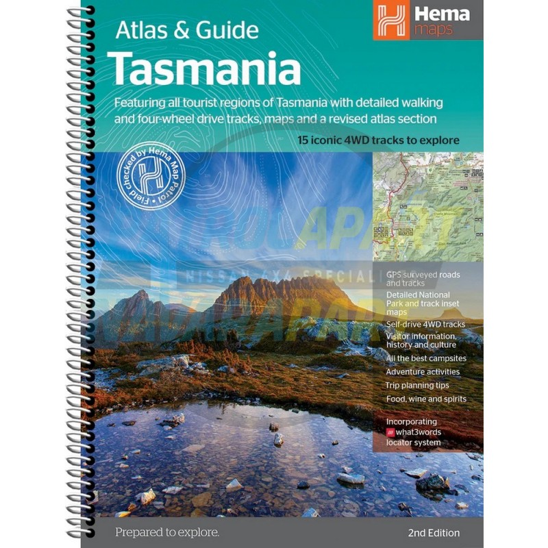 Tasmania Hema Atlas and Guide New 2nd Edition