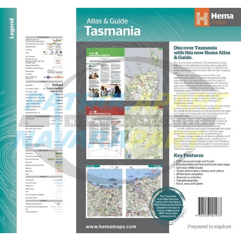 Tasmania Hema Atlas and Guide New 2nd Edition