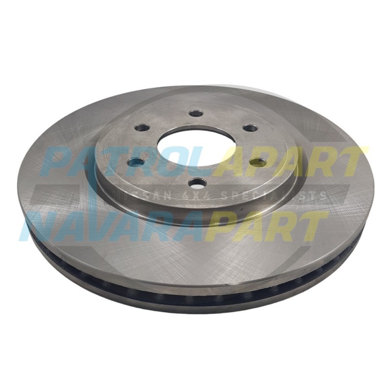 Front Brake Disc Rotor for Nissan Navara D40 VSK Spanish YD25 VQ40 296mm R51