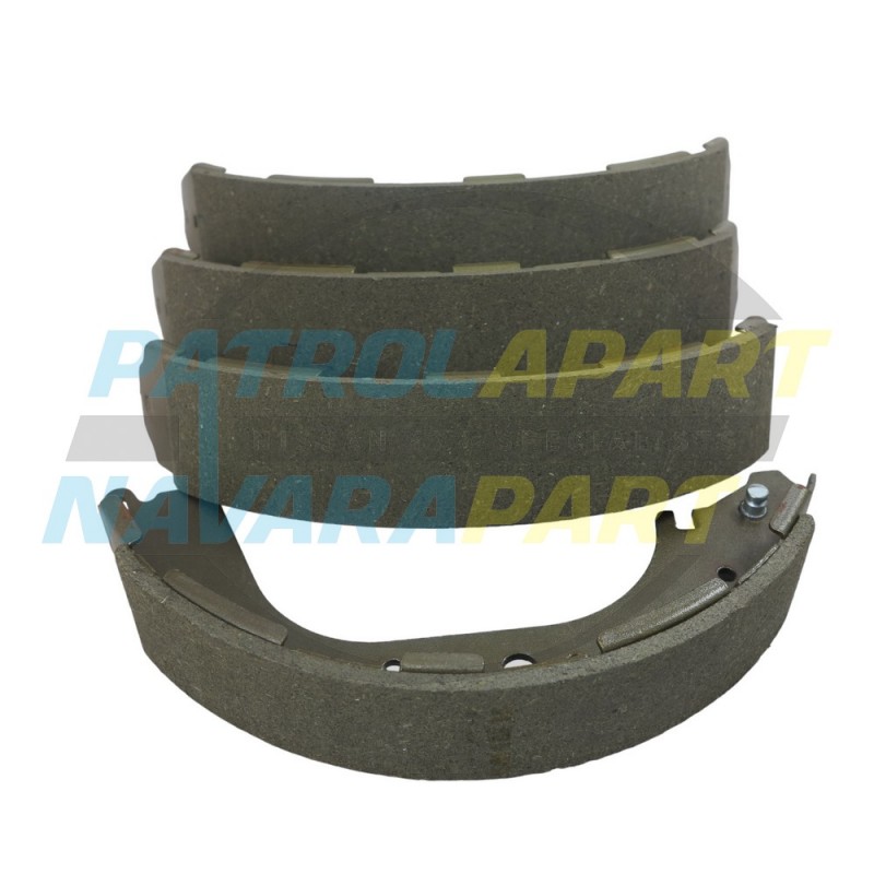 REAR Brake Shoes suit Nissan Navara D22 4WD 295mm Drum