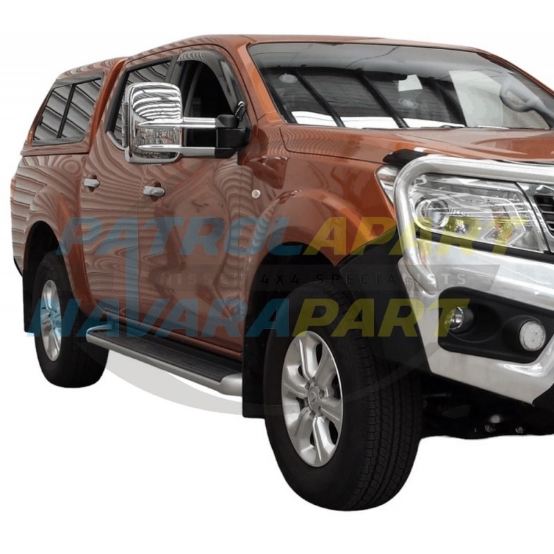 Clearview Electric Extended Chrome Mirrors for Nissan Navara D23 NP300