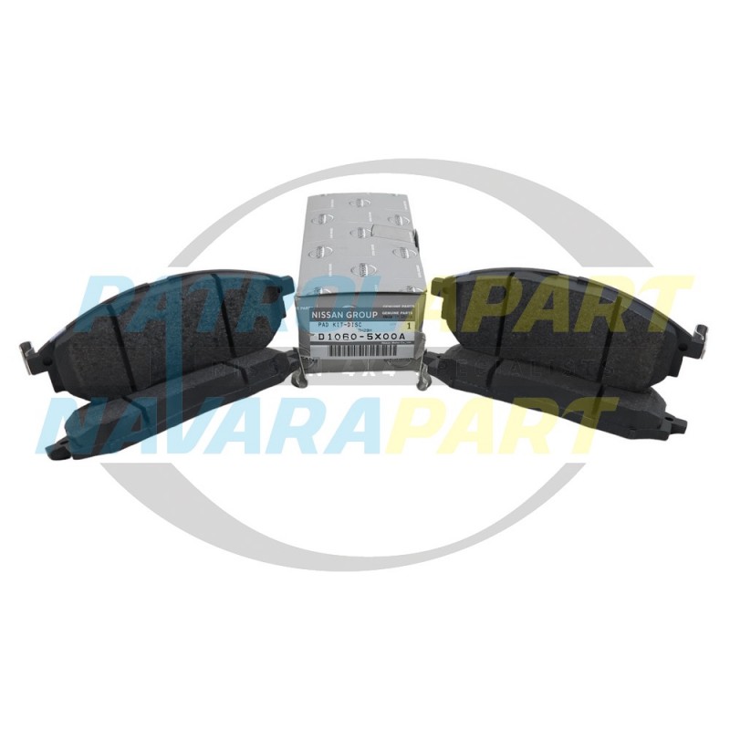 Genuine Nissan Navara D40 STX-550 Spanish V9X Front Brake Pads