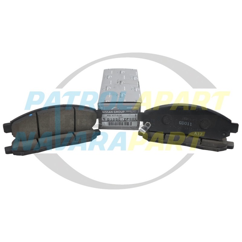 Genuine Nissan Navara VSK MNT D40 R51 VQ40 YD25 Front Brake Pads