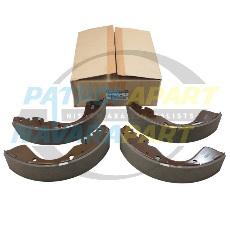 Genuine Nissan Navara D40 Thai MNT YD25 2.5L Rear Brake Shoes