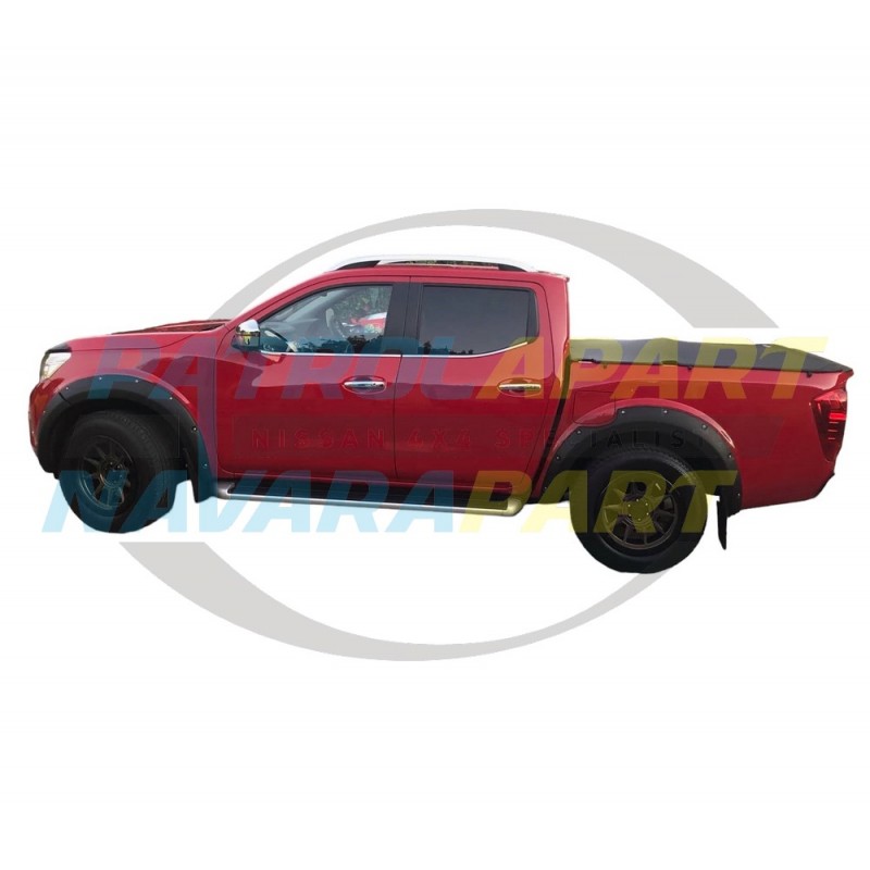 Genuine Nissan Navara D23 NP300 S1-4 Matt Black Bolt On Look Wheel Arch Flares