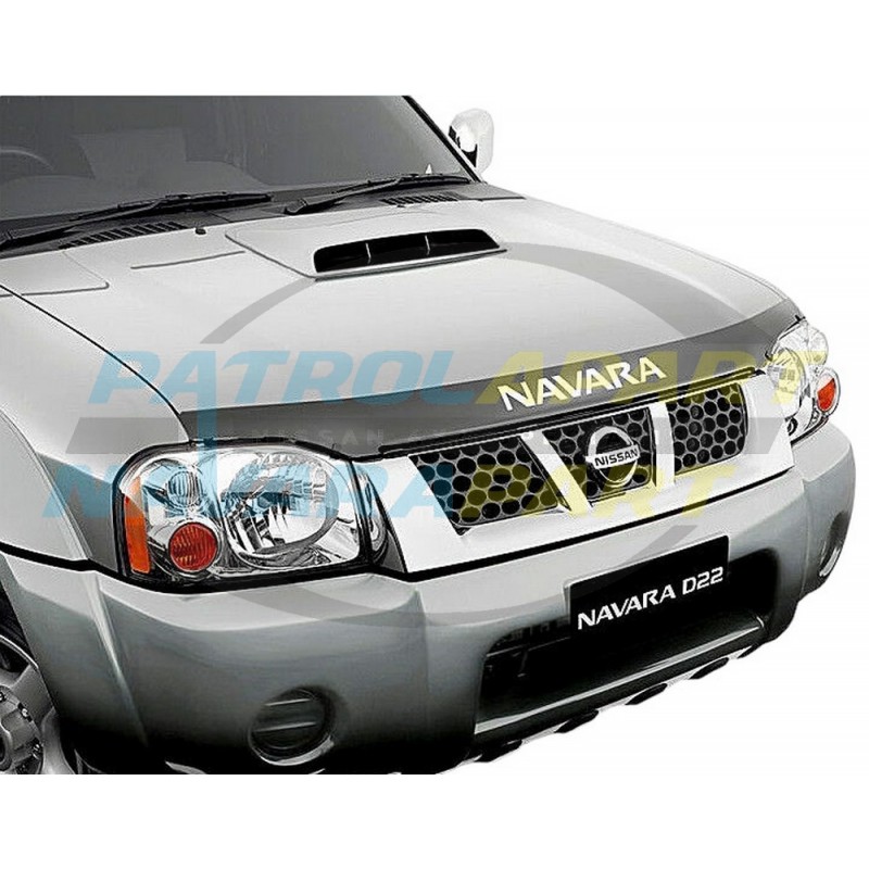 Genuine Nissan Navara D22 Jap & Thai Smoked Bonnet Protector