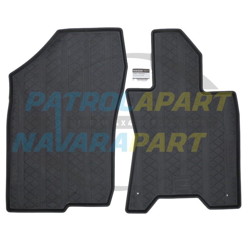 Genuine Nissan Navara D23 NP300 KC/DC Manual Rubber Floor Mats