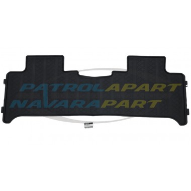 Genuine Nissan Navara D23 NP300 Dual Cab Rear Rubber Floor Mat