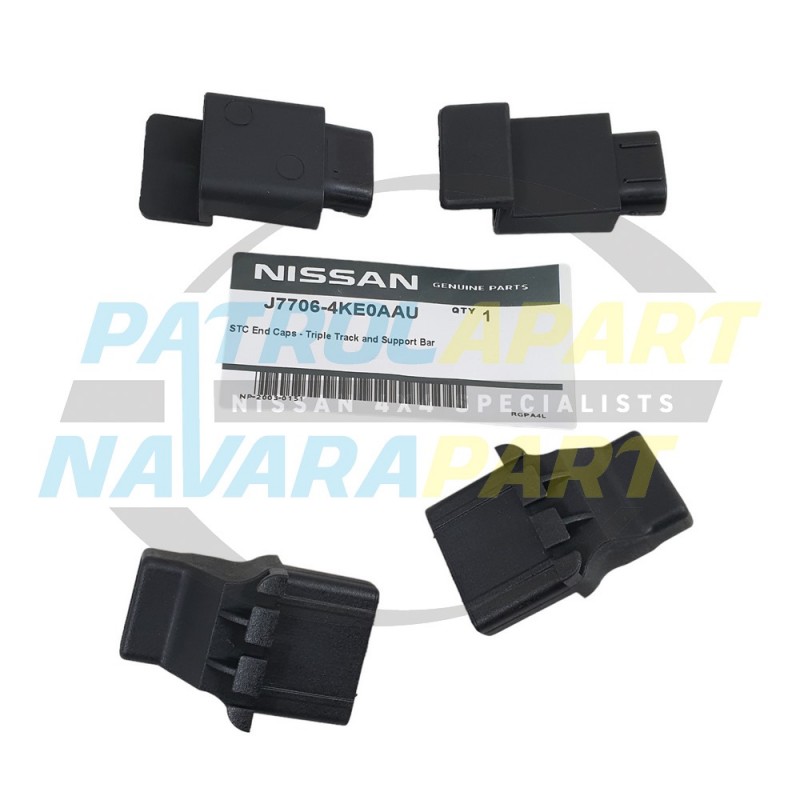 Genuine Nissan Navara D23 NP300 Soft Tonneau Cover End Caps Set 4