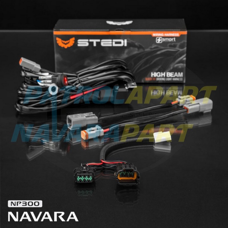 NISSAN NAVARA NP300 STEDI PLUG AND PLAY WIRING HARNESS KIT LOOM