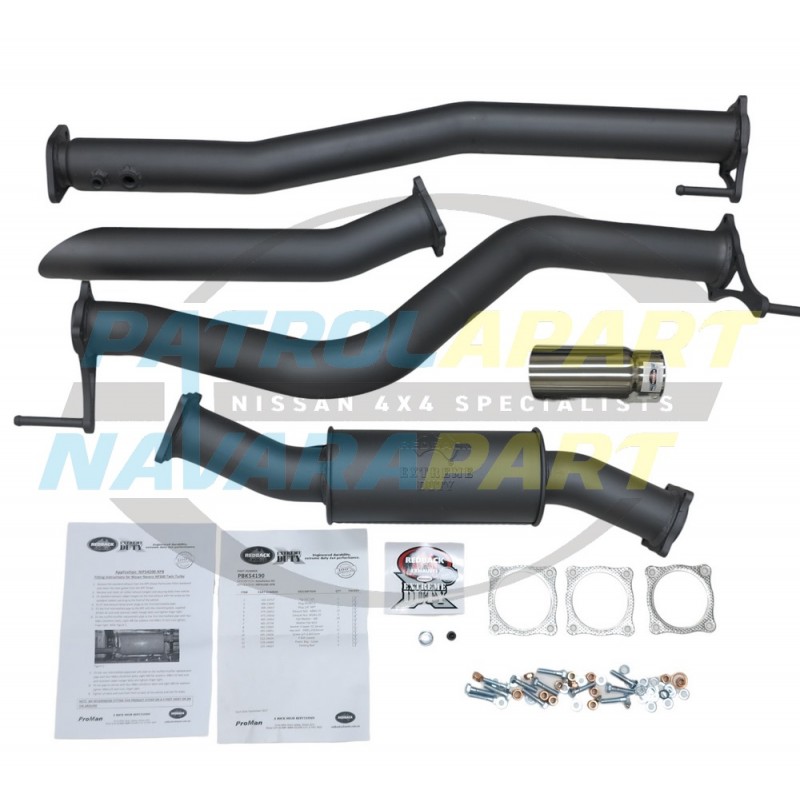 REDBACK Exhaust for Nissan Navara D23 NP300 DPF Back with Resonator