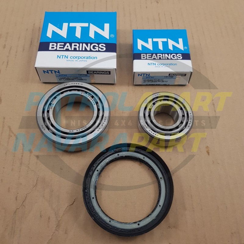 Front Wheel Bearing Kit Japanese Bearings for Nissan Navara D21 D22 2WD