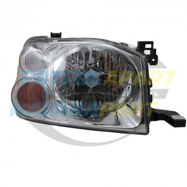 RH Drivers Side Headlight Lamp fits Nissan Navara D22 2001-2015