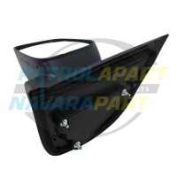 Left Hand Manual Mirror fits Nissan Navara D40 VSK MNT 2WD 2008-2015