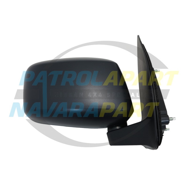 Right Hand Manual Mirror fits Nissan Navara D40 VSK MNT 2WD 2008-2015