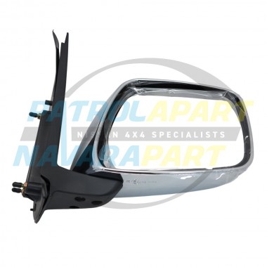 Right Hand Manual Chrome Mirror for Nissan Navara D40 VSK 4WD 2005-10