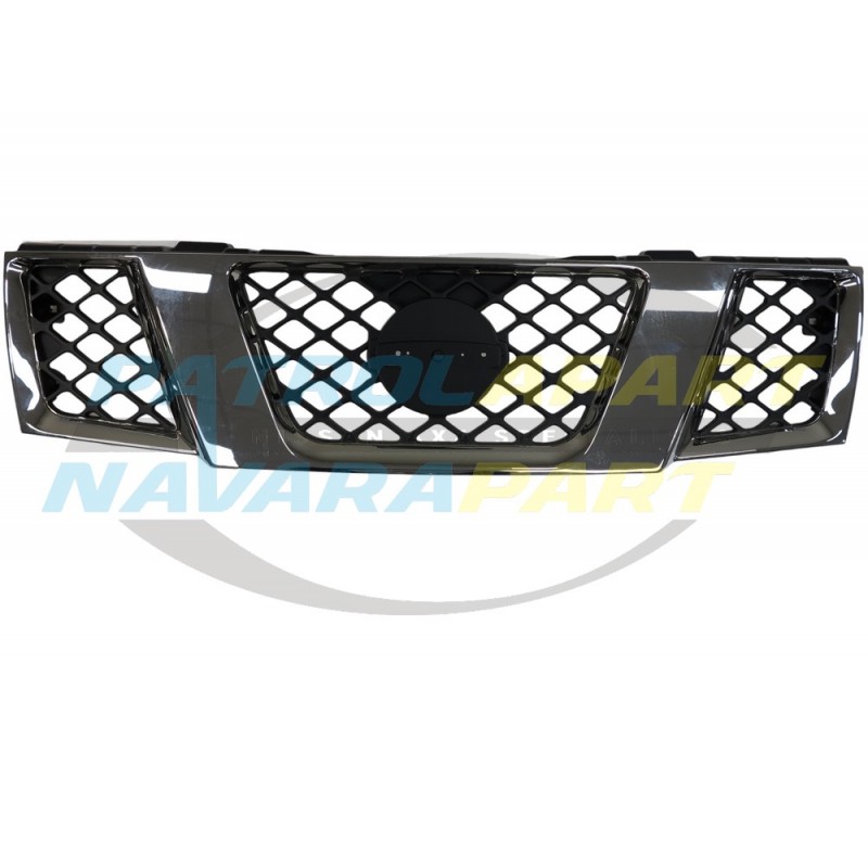 Chrome Grille suit Nissan Navara D40 Thai YD25 Dual / King Cab